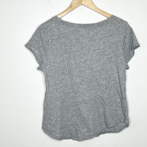 Abercrombie & Fitch Y2K Logo Baby Tee Womens M 1892 Collection T Shirt Pink - Picture 6 of 6